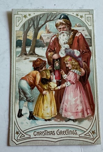 Cartolina babbo natale - cartolina,