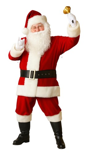 Costume babbo natale deluxe - costume,