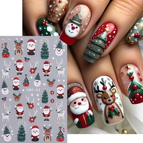 Adesivi nail art albero - albero, di