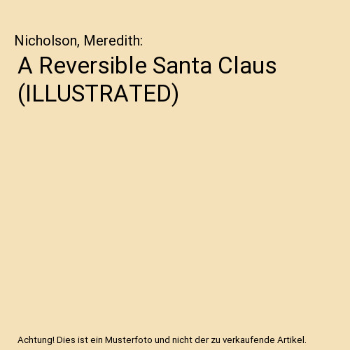 Reversible santa claus - santa,