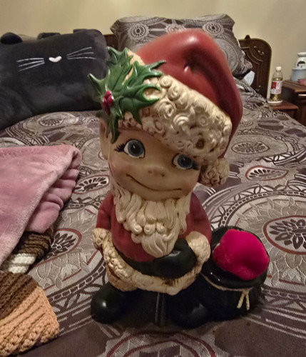 Vintage santa claus hand - santa,