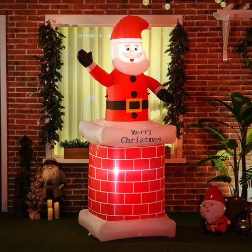 7ft natale gonfiabile babbo - 7ft,