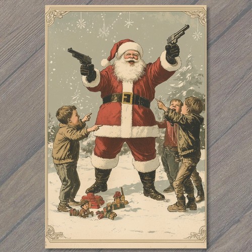 Carta arte babbo - carta, natale