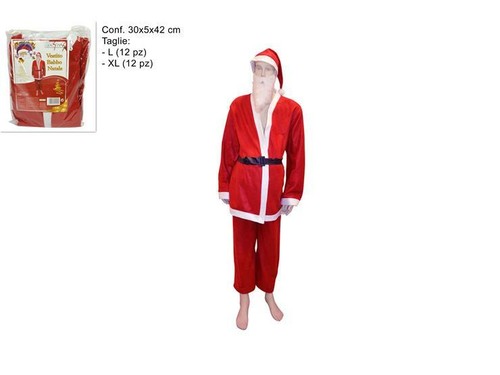 Vestito costume babbo natale - vestito,