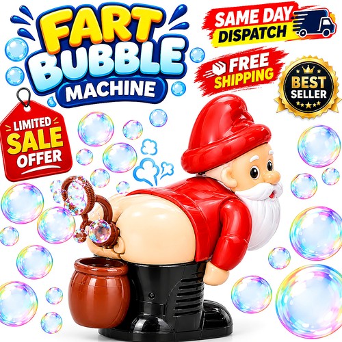 Babbo natale fart bubble - natale,