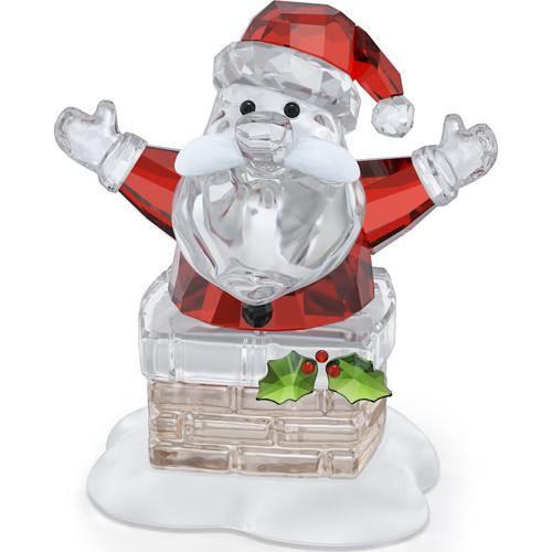 Statuina babbo natale camino - babbo, e