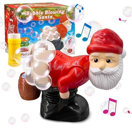 Babbo natale macchina bolle - macchina, di