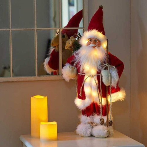 Grande decorazione led babbo - grande,