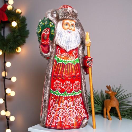 Babbo natale russo dipinto - natale,