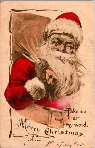 Cartolina epoca buon natale - cartolina,