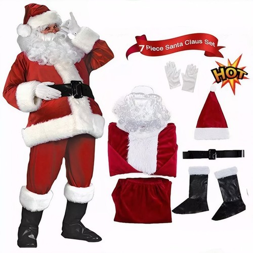 Costume babbo natale adulto - costume,