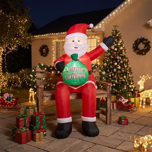 Babbo natale gonfiabile - babbo,