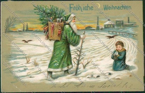 Santa claus green - santa,