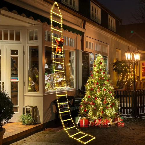 Babbo natale scala arrampicata - scala,