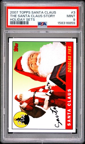2007 topps santa claus holiday - claus,