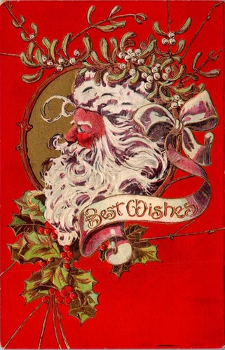 Cartolina natale vintage - cartolina,