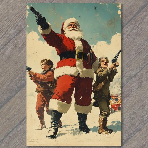 Carta arte babbo natale - carta,