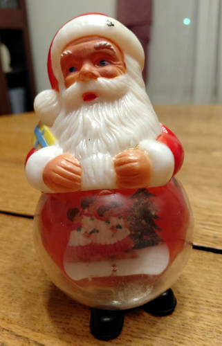 Vintage babbo natale globo - vintage,