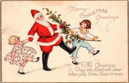 Cartolina epoca jolly babbo - cartolina,