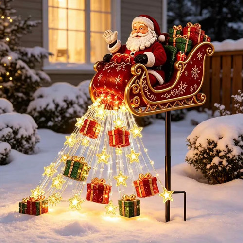 Babbo natale slitta volante - babbo,