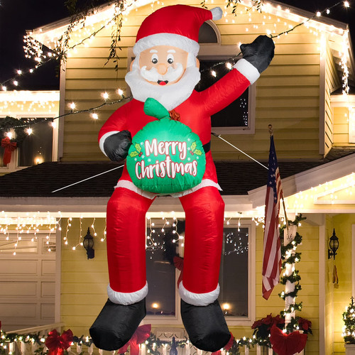 Babbo natale gonfiabile - natale,